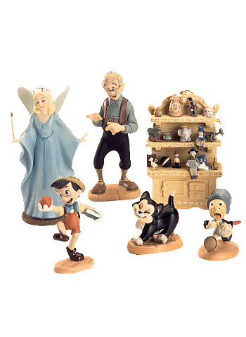 The WDCC Directory | Pinocchio Ornament Set